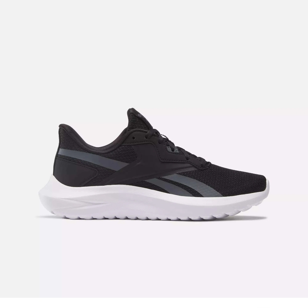 REEBOK WOMEN ENERGEX LUX RUNNING SNEAKER BLACK WHITE NIB 7.5